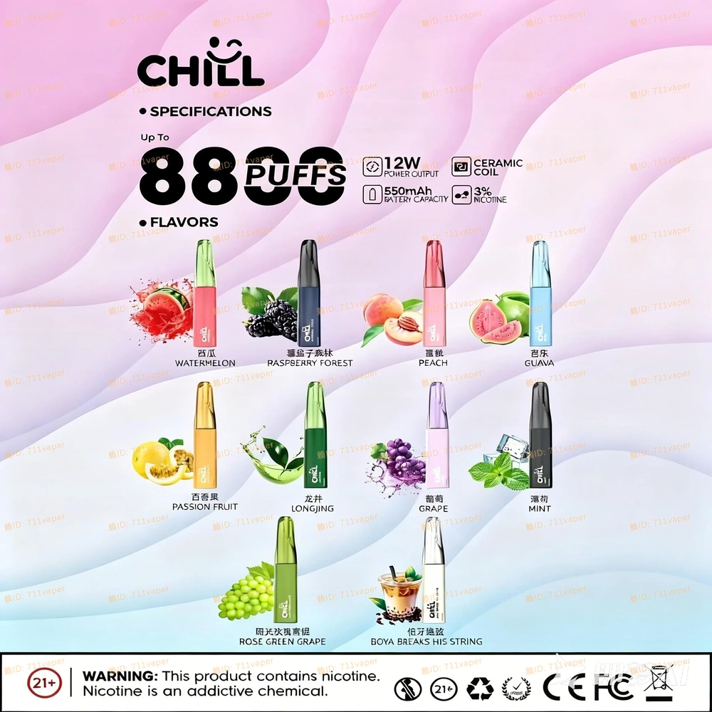 CHILL 8800：標榜「腦門直衝」的冰爽感，8800 口續航表現如何？